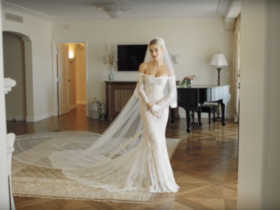 Hailey Bieber Wedding Dress