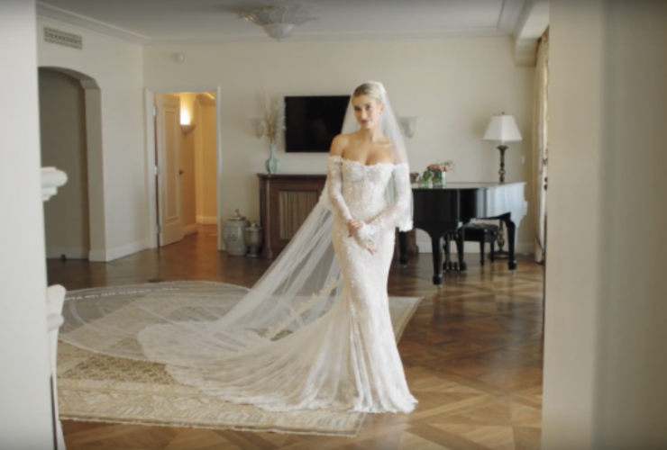 Hailey Bieber Wedding Dress